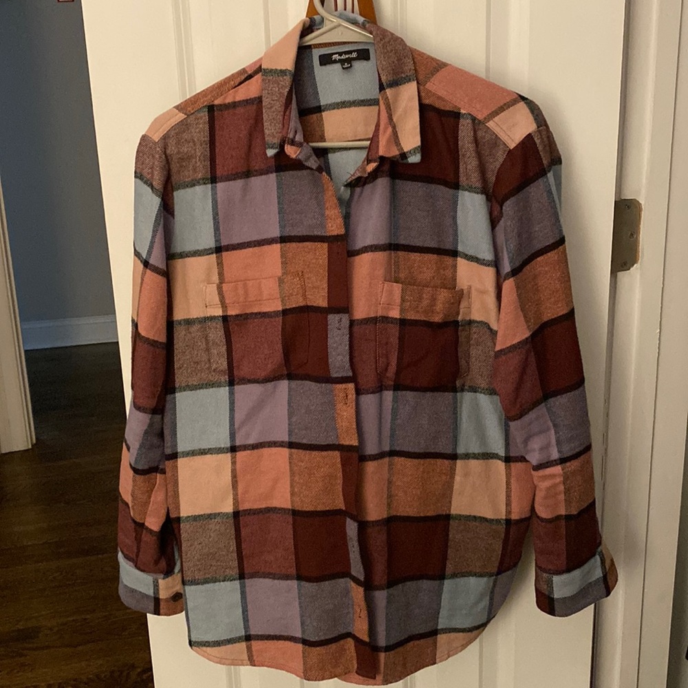 Madewell Flannel Sunday Shirt in Canoas Plaid